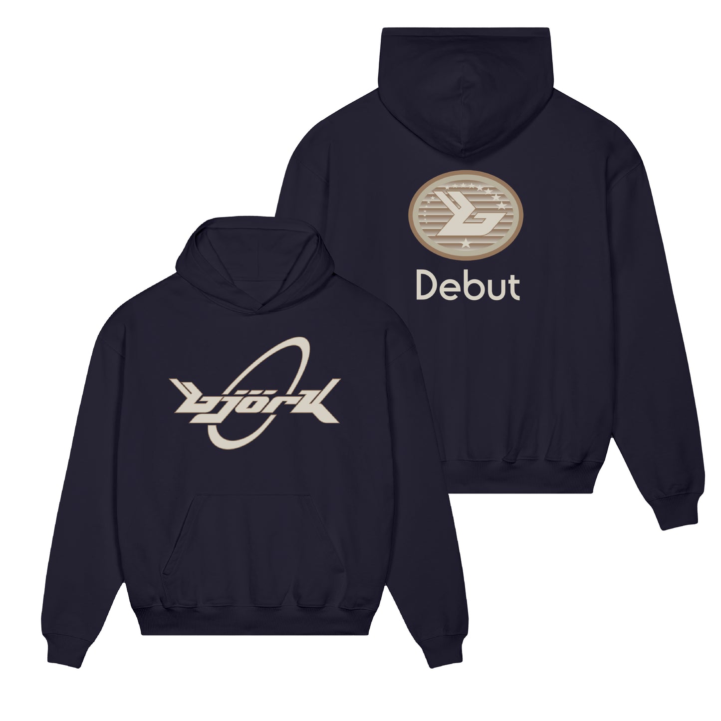 Official Debut Logo Hoodie (Navy Blue)