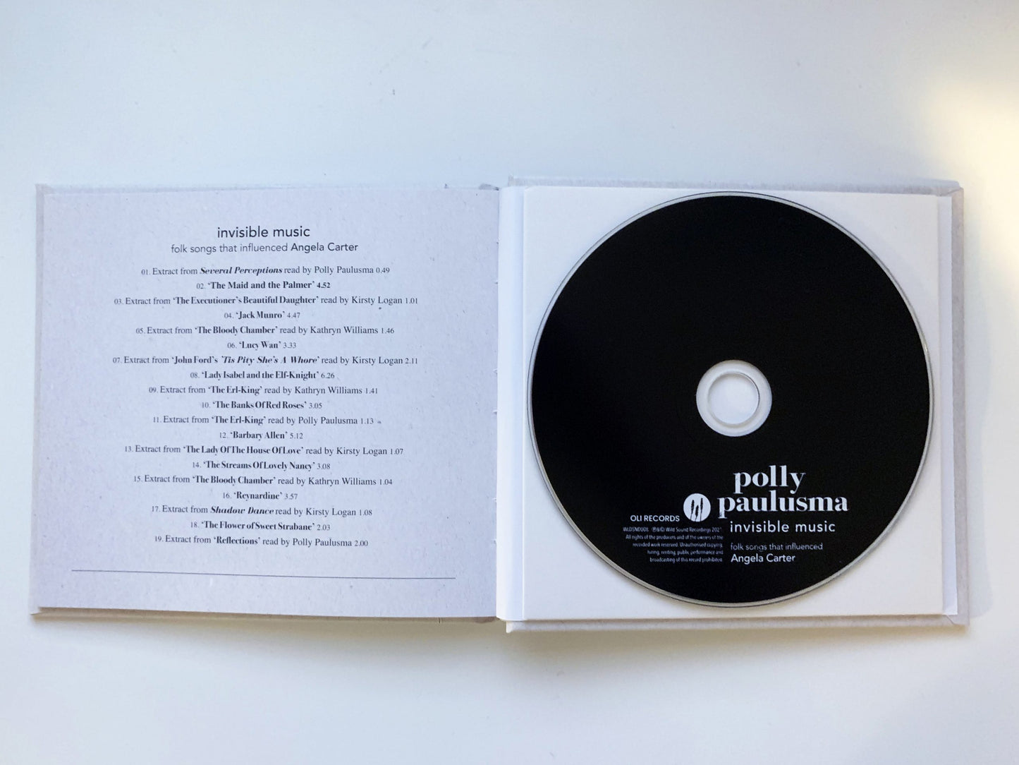 Polly Paulusma - Invisible Music - Folk Songs That Influenced Angela Carter