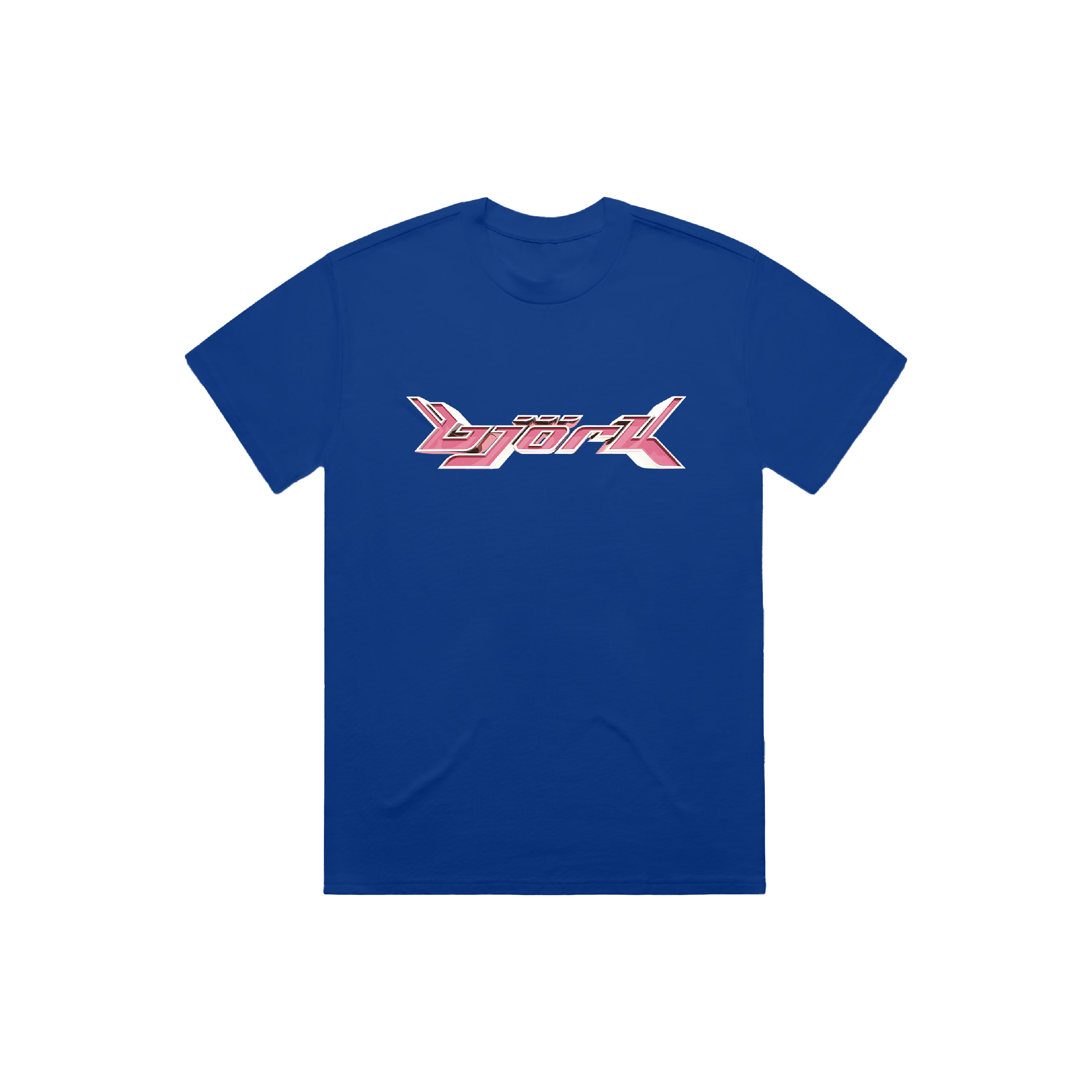 Official Pink Post Logo T-shirt (Blue) – OLI Records