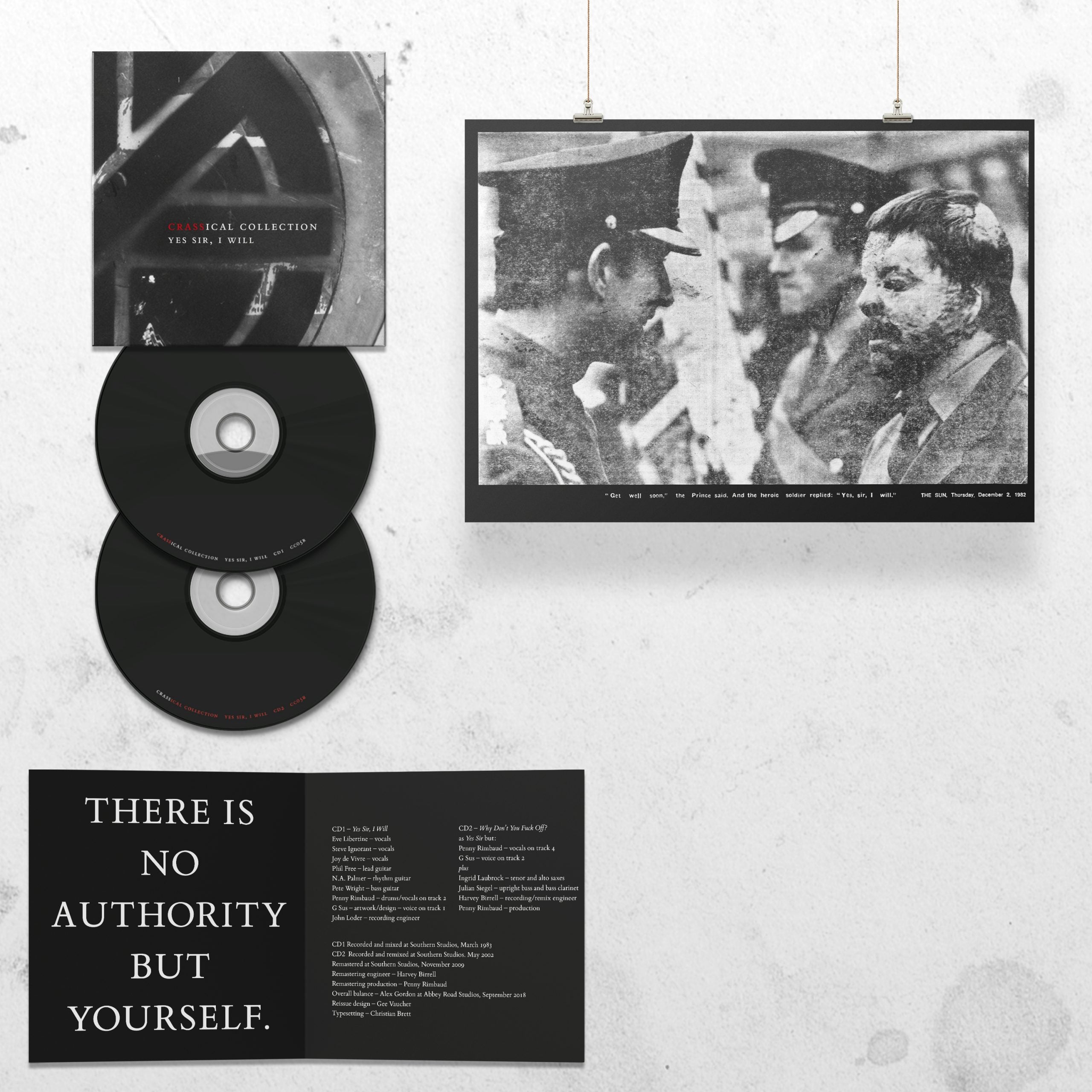 Crass - Yes Sir, I Will (Crassical Collection) – OLI Records