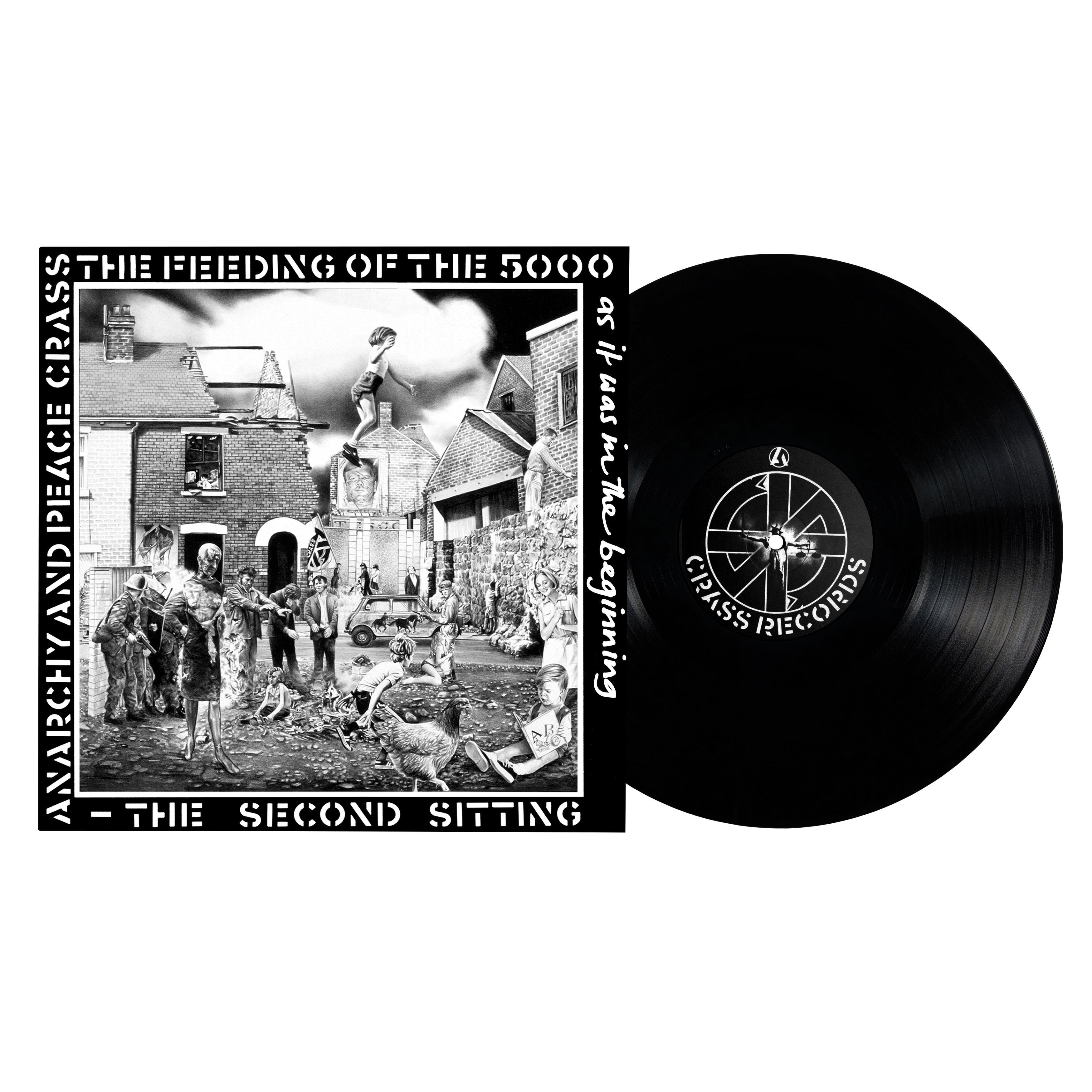レア Crass The Feeding of the 5000 LP レコード Amazon.com: Feeding Of The Five Thousand (The Second Sitting