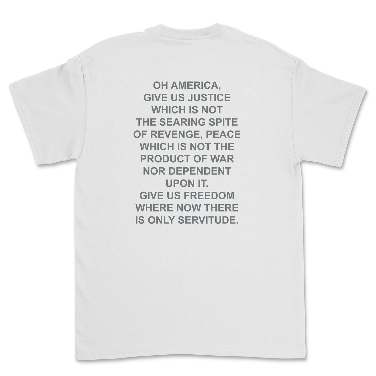 Gee Vaucher - Oh America (White/Black)