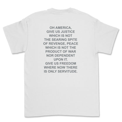 Gee Vaucher - Oh America (White/Black)
