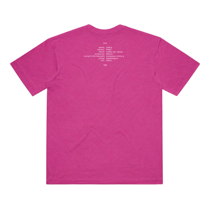 Official Post Album Cover T-shirt (Pink - Custom Dyed)