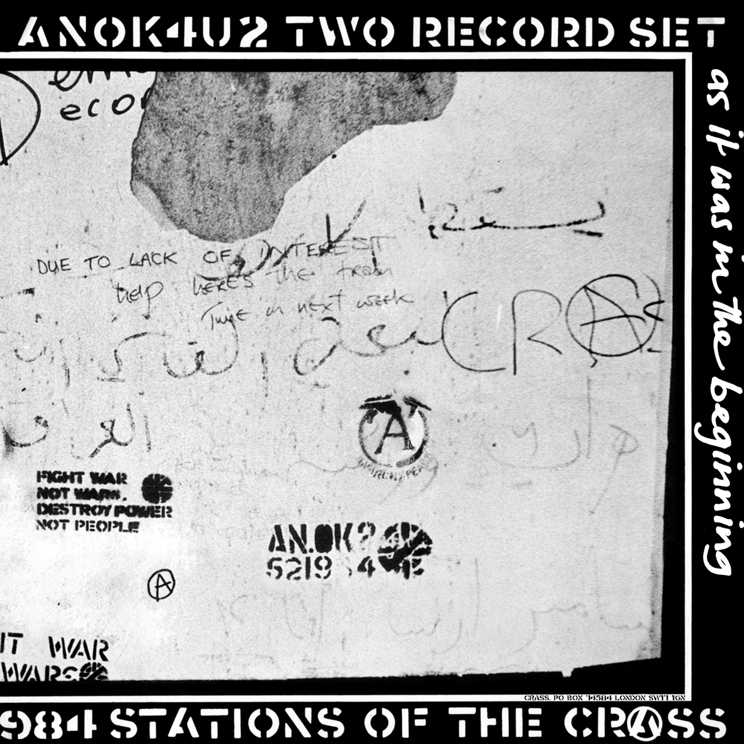 英2discs LP Crass Stations Of The Crass 521984R Crass Records /00520 Stations of the Crass - Album by Crass | Spotify