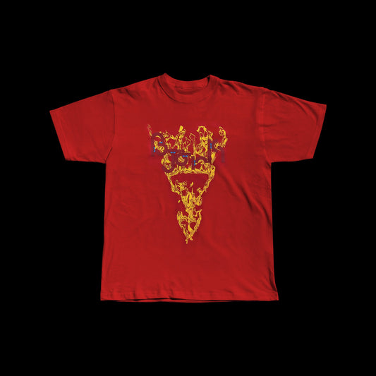 Official Björk T-Shirt - Volta Flames