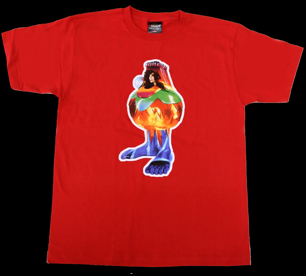 Official Björk T-Shirt - Volta - Red